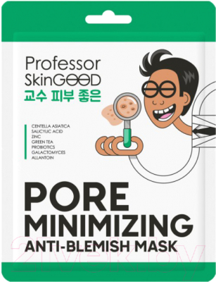 Маска для лица тканевая Professor SkinGood Pore Minimizing Anti-Blemish Mask
