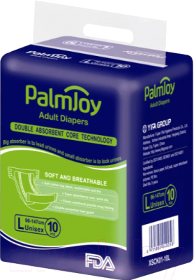 Подгузники для взрослых PalmJoy XSCK01-10L (10шт)