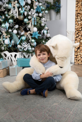Мягкая игрушка Hansa Сreation Медведь спящий белый / 5013 (100см)