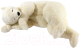 Мягкая игрушка Hansa Сreation Медведь спящий белый / 5013 (100см) - 