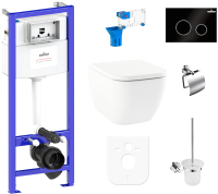 

Унитаз подвесной с инсталляцией Lavinia Boho, Relfix One Rimless 97010044