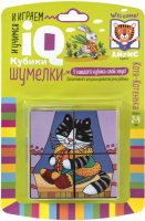 

Развивающая игра, Умные кубики. Шумелки. Котя-Котенька / 9785811275618