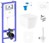 

Унитаз подвесной с инсталляцией Lavinia Boho, Relfix Aveo Rimless 97010095