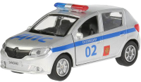Автомобиль игрушечный Технопарк Renault Sandero Полиция / SB-17-61-RS(P)-WB - 