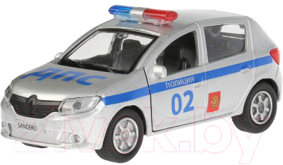 Автомобиль игрушечный Технопарк Renault Sandero Полиция / SB-17-61-RS(P)-WB