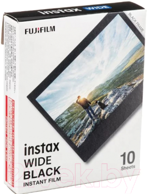Фотопленка Fujifilm Instax Wide Black (10шт)