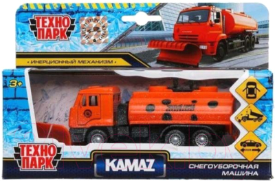 Снегоуборщик игрушечный Технопарк Kamaz / SB-18-07(SNOW)-WB