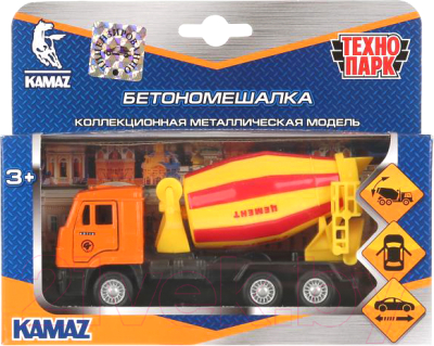 Бетоновоз игрушечный Технопарк Kamaz Бетономешалка / SB-16-24WB (48)