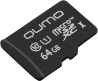 Карта памяти Qumo microSDHC (Class 10) 64GB (QM64GMICSDXC10U1NA) - 