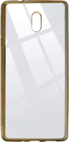 Чехол-накладка Volare Rosso Frame TPU для Nokia 5 (прозрачный/золотой) - 