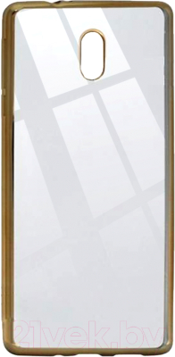 Чехол-накладка Volare Rosso Frame TPU для Nokia 5 (прозрачный/золотой)