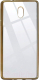 Чехол-накладка Volare Rosso Frame TPU для Nokia 5 (прозрачный/золотой) - 