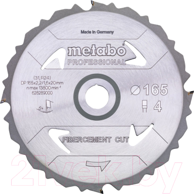 Пильный диск Metabo 628289000