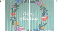 

Шторы JoyArty, Рождественский венок / p_380822