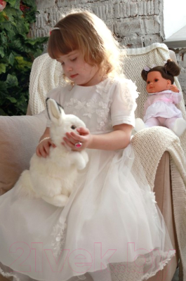 Мягкая игрушка Hansa Сreation Белый кролик / 3313 (32см)