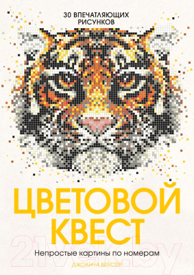 Книга МИФ Цветовой квест. Непростые картины по номерам (Вебстер Дж.)