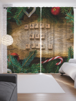 

Шторы JoyArty, Новогодние кубики / p_380832