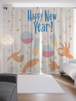 

Шторы JoyArty, Новогодняя встреча / p_380848