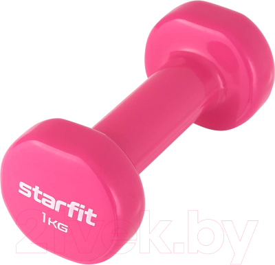 Гантель Starfit DB-101 (1кг, розовый)