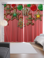 

Шторы JoyArty, Подвесные сладости / p_38340