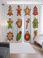 

Шторы JoyArty, Сладкое Рождество / p_38358