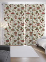 

Шторы JoyArty, Птичка с подарком / p_52606