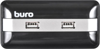 USB-хаб Buro BU-HUB7-U2.0 (черный) - 