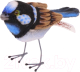 Мягкая игрушка Hansa Сreation Птица крапивник голубой / 6035 (7см) - 