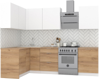 

Готовая кухня, Микс Топ-23 2.1x1.42м левая