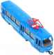 Трамвай игрушечный Технопарк TRAM71403-18SL-BU (синий) - 
