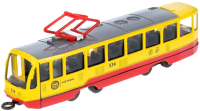 Трамвай игрушечный Технопарк TRAM71403-18SL-RDYE (желтый) - 