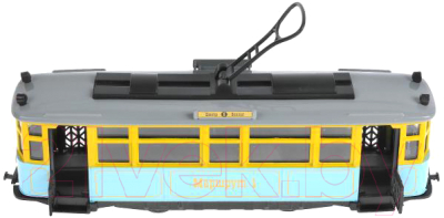 Трамвай игрушечный Технопарк Ретро / TRAMMC1-17SL-BU (синий)