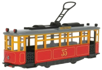 Трамвай игрушечный Технопарк Ретро / TRAMMC1-17SL-RD (красный) - 