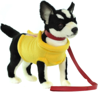 Мягкая игрушка Hansa Сreation Собака чихуахуа, в желтой футболке / 6384 (27см) - 