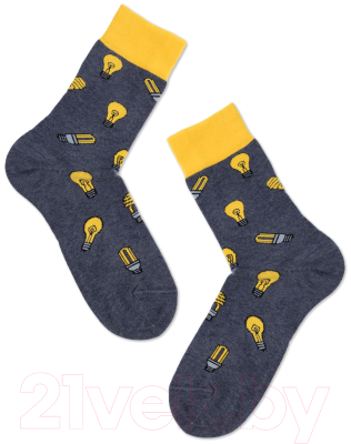 Изображение товара Носки Брестские 4200 рис.009 (р.40-43, темно-серый меланж)