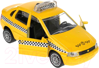 Автомобиль игрушечный Технопарк Лада-калина Такси / CT1049WB-T (48)