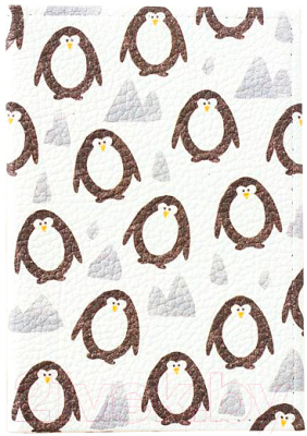 Обложка для автодокументов Vokladki Пингвины / 12014