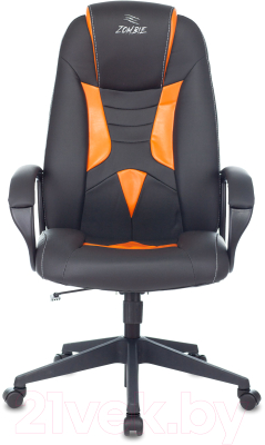Кресло геймерское Бюрократ Zombie Viking-8 (экокожа черный/оранжевый)