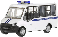 Автобус игрушечный Технопарк Газель Next Citiline Полиция / NEXTCITI-15SL-POL - 