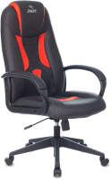 Кресло геймерское Бюрократ Zombie Viking 8 (экокожа черный/красный) - 