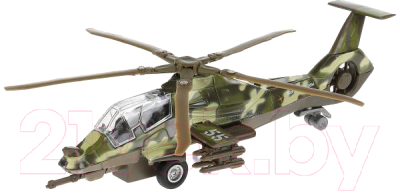 Вертолет игрушечный Технопарк Военный / SL362-2-SB