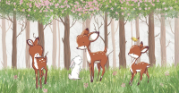 

Фотообои листовые Citydecor, Magic Forest 3 с защитным покрытием