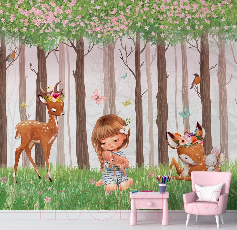 Фотообои листовые Citydecor Magic Forest 2 (500x260) — фото 2