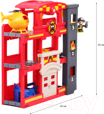 Паркинг игрушечный Chap Mei Пожарная станция / 533200