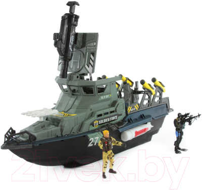 Корабль игрушечный Chap Mei Солдаты военно-морского флота на линкоре / 545011