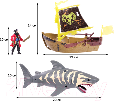 Игровой набор Chap Mei Пираты. Атака акулы / 505221