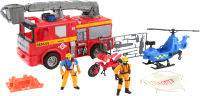 Набор игрушечной техники Chap Mei Спасательная пожарная машина / 546053 - 