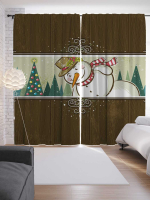 

Шторы JoyArty, Доброта снеговика / p_5713