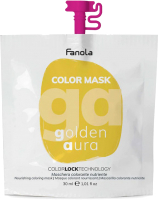 Тонирующая маска для волос Fanola Color Mask Питательная (30мл, золотая аура) - 