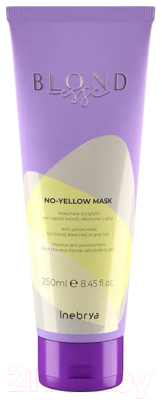 Тонирующая маска для волос Inebrya Blondesse No Yellow Антижелтая (250мл)